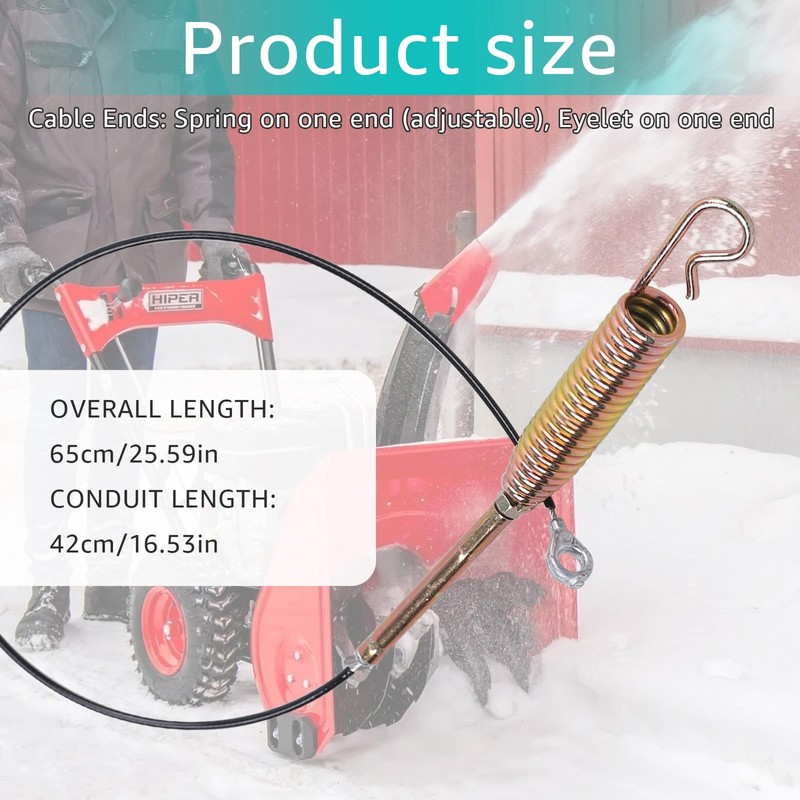 LCMLA 06900439 Auger Control Cable Compatible with Ariens Gravely Ariens