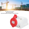 Industrial Connector Electrical 4 Pin 32A 3P+E IP44 Waterproof Dustproof