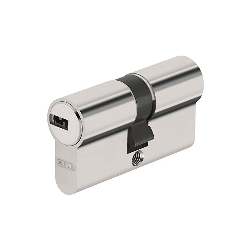 Abus Door Cylinder/Lock with Key, silver, 27066