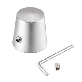 Benlari Heel Shift Eliminator Cap Compatible for Harley Davidson Touring Road King Street Electra Glide 1980-2021(Chrome)