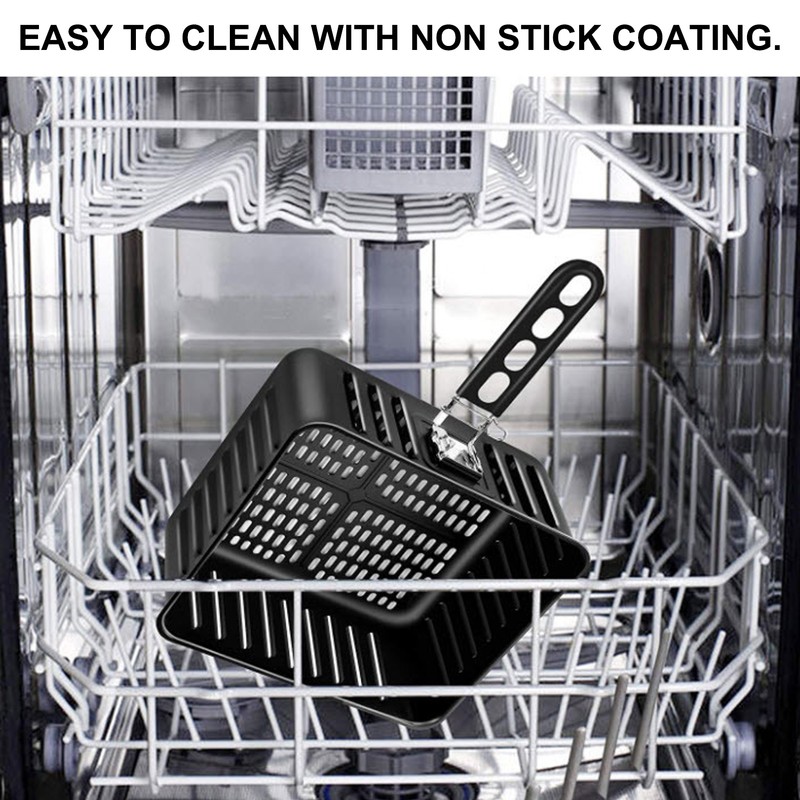 Fryer Basket Anti Stick Stainless Steel 6L Dishwasher Safe with