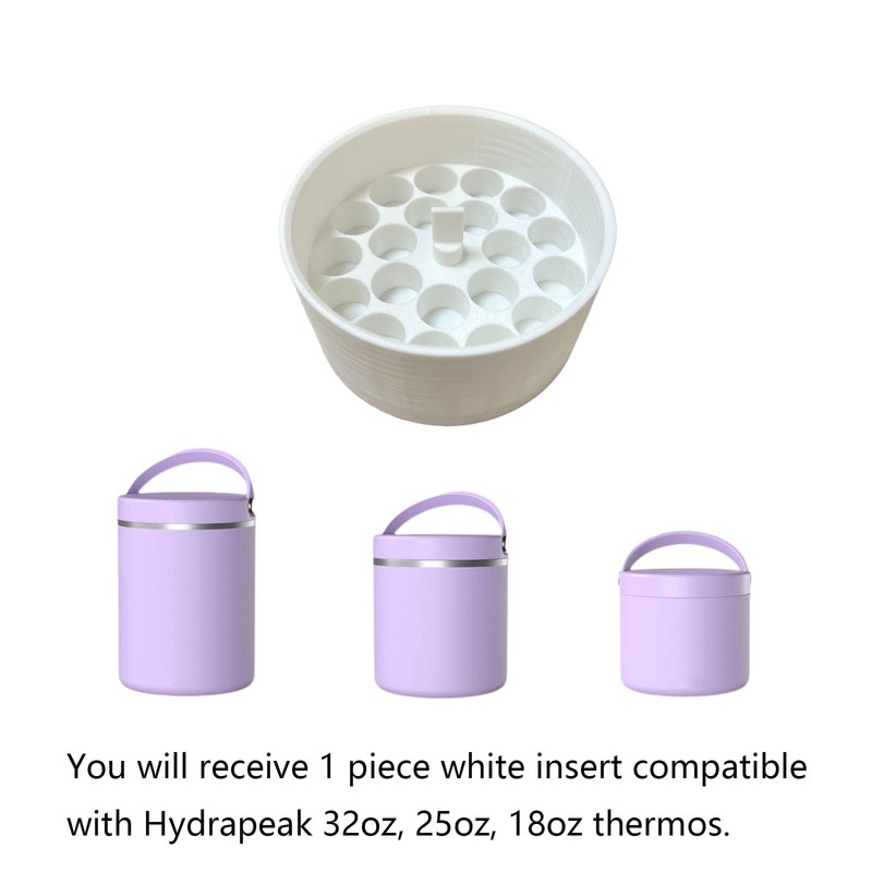 spansee Insert Compatible with Hydrapeak 32oz, 25oz, 18oz Thermos, Can