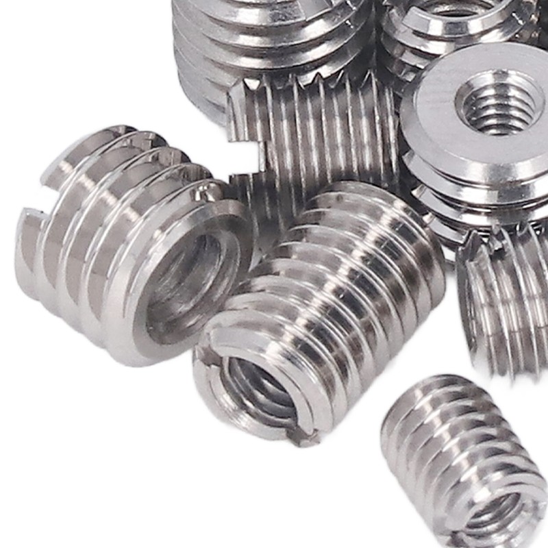75Pcs Stainless Steel Threaded Inserts Nuts Assortment Tool Kit for