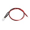 uxcell 15pcs Red-Blue-Orange 5mm LEDs Prewired Light DC3-6V 20cm Pre
