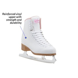 Jackson Classic Pink SoftSkate 380 Womens/Girls Ice Figure Skates - Womens Size 7.0