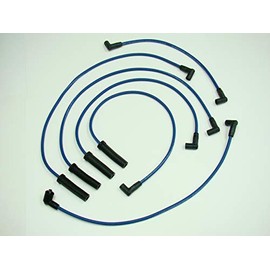 Fairmont Granada Pinto Cougar Ranger Aerostar Bronco II LTD Mustang Capri 2.3L 77-90 Blue Platinum Class Spark Plug Wire Set 98923C
