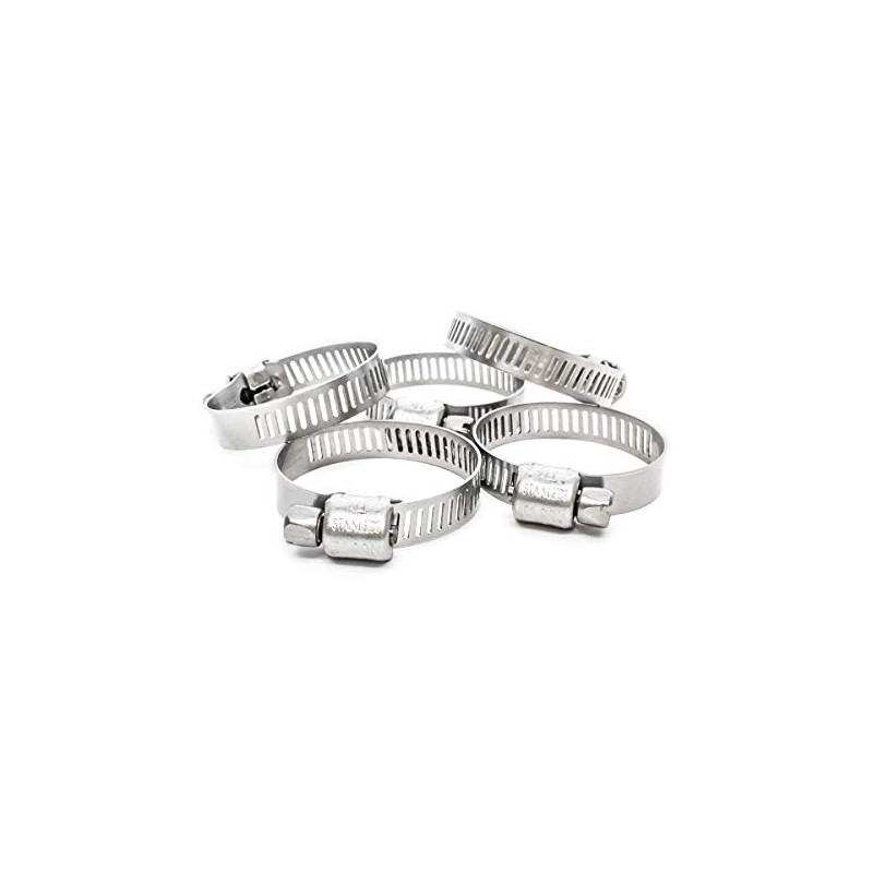 Pisces 5 Pack - 22-32mm Stainless Jubilee Clips to Fit