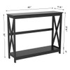 Yaheetech Console Table for Entryway, 2 Tier Entryway Table Bookshelf