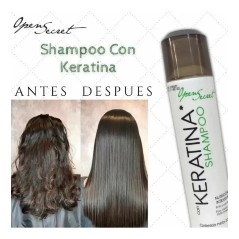 Open Secret Shampo De Keratina 300 Ml