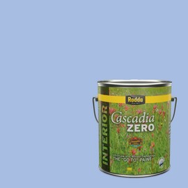 Rodda Paint CASCADIA ZERO Interior Flat Paint & Primer in One, 1-Gallon, Blue Skies Today