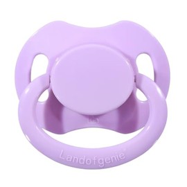 Landofgenie - Chupetes de tamaño grande para adultos, con forma de hueso, color morado