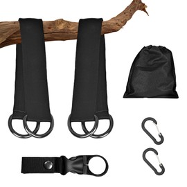 GUSXPPD Tree Swing Straps, Hanging Kit Straps, Hammock Chair Hanging Kit with Two Sturdy Carabiners and a Storage Bag for Tree Swing Camping Hammock