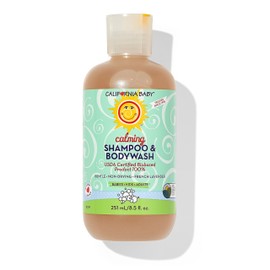 California Baby California Baby Calming Baby Shampoo + Baby Wash | 100% Plant-Based | Lavender Body Wash For Sensitive Skin | Hypoallergenic | 251 mL / 8.5 oz.