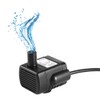KKDYWQZEE LEDGLE Submersible Pump, Small Mini, Drainage Pump for Pond