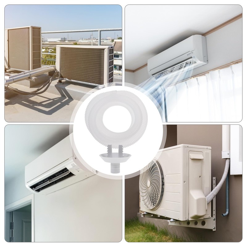 Housoutil 1 Set Drain Fitting for Air Conditioning Drain Pipe