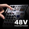 BOMGE Professional 6 Channel Bluetooth DJ Audio Mixer Controller with