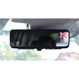 Thistle Brook Cottage Bow 1"x 1" Car Decal Pink Vinyl Pink Bow Car Decal Cute Car Cute Mirror Decal Coquette Bow Sticker 6 Bows
