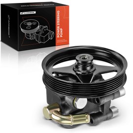 A-Premium Power Steering Pump, with Pulley, Compatible with Ford F-150 2004-2008, Expedition 2003-2006 & Lincoln Mark LT 2006-2008, Navigator 2003-2006, 4.6L 5.4L, Replace # N7120122A1, 2L7Z3A674CARM