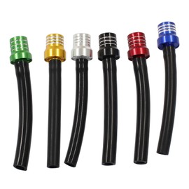 Zorfeter 6Pcs Colorful Universal Motorcycle Tank Gas Fuel Cap Valve Vent, Breather Hose Tube for 50cc 70cc 90cc 110cc 125cc Chinese ATV Quad Pit Dirt Bike SSR110 SSR125 PW80 YZ WR XR CRF RM KX YZF RMZ