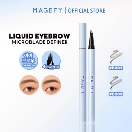 2Pzs Lapiz Para Cejas De Delineador Ceja Para Maquillaje Cosméticos Hipoalergénicos Impermeable Multifuncional De Adecuado Para Dibujar Barbas Y Líneas De Cabello Color Mocha Brown, Cocoa Brown Magefy