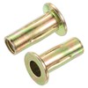 sourcing map Multi-Grip Rivet-Nut, M10 Pre-Bulbed Shank Carbon Steel Color-Zinc-Plated