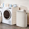 MEGASKET Large Laundry Hamper 16"x13"x22" - Tall Woven Laundry Basket,