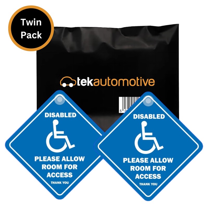 Tek Automotive Please Allow Room for Access Thank You Disabled