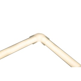 YI LIGHTING - 90 Degree Corner Connectors for V Shape LED Aluminum Channel System 16x16mm with Angle Turning Solution (Pack of 10)