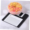 Ciieeo 6Pcs Writable Floppy Disk Coasters Heat Insulation Tableware Pads