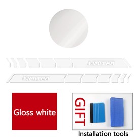 Decal Sticker Offroad Stripe kit Limited Graphics Rocker Panel Decals Compatible with Ford F150 2015-Present (Gloss White)