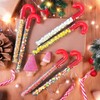 G-Box 50 Empty Christmas Candy Cane Tubes with Red Topper
