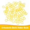 500 Pcs Orthodontic Elastic Rubber Bands, 3.5 Ounces Heavy Dental