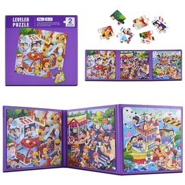 Magnetic Puzzle, Children's Puzzle, Magnetic Puzzle, 75 Pieces Rescue Team Puzzle, Magnetic Puzzle from 3 Years, Magnetic Puzzle for Children for Magnetic Puzzle from 2 3 4 5 Years