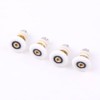 4pcs/Set Shower Door Rollers Runners Pulleys 20mm 23mm 25mm 27mm