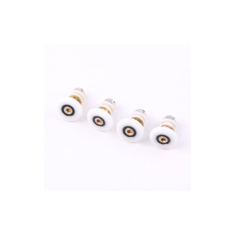4pcs/Set Shower Door Rollers Runners Pulleys 20mm 23mm 25mm 27mm
