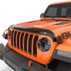 EGR 305251 Superguard Hood Guard Bug Deflector, Dark Smoke Finish,