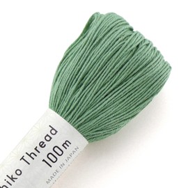 Olympus Sashiko Yarn - Large Ball - 100% Cotton - 100m - #117 - Green