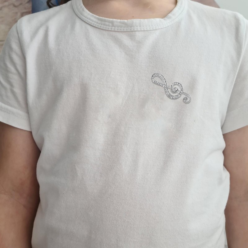 Musical Note Brooch Boutonniere Pins Scarf Pin Fashion Pins and