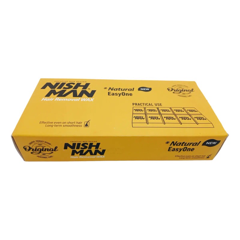 Cera Depiladora Natural Nish Man Para Hombre, Cara Y Cuerpo