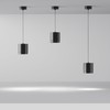 Maytoni Modern Polar Pendant Light, 1 x GX53 Excl. Black,