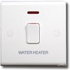 Deta S1391WH Double Pole Immersion Heater Switch with Neon 20 Amp 'Water Heater'