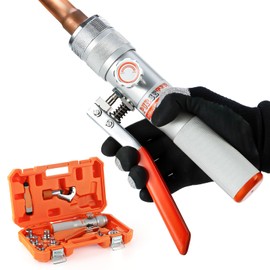 Purseter HVAC Hydraulic SWAGING tool kit for copper tubing Expanding with 3/8,1/2,5/8,3/4,7/8,1,1-1/8 Inch
