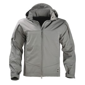 HAN·WILD Men's Tactical Jacket Lightweight Windbreaker Spring Combat Soft Shell with Hooded Military Outdoor Coats