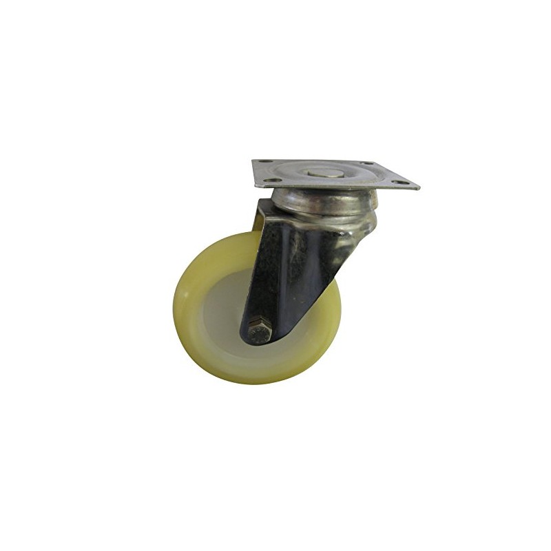 Soft Polyurethane Stainless Steel Camera Wheel Mounting Plate Ø 50