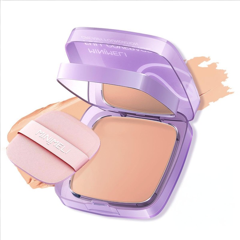 Base de Maquillaje Cremosa Matte, Alta Cobertura, Larga Duracin 12H,