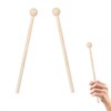 1 Pair Wooden Mallets Glockenspiel Xylophone Mallets Children's Drum Sticks
