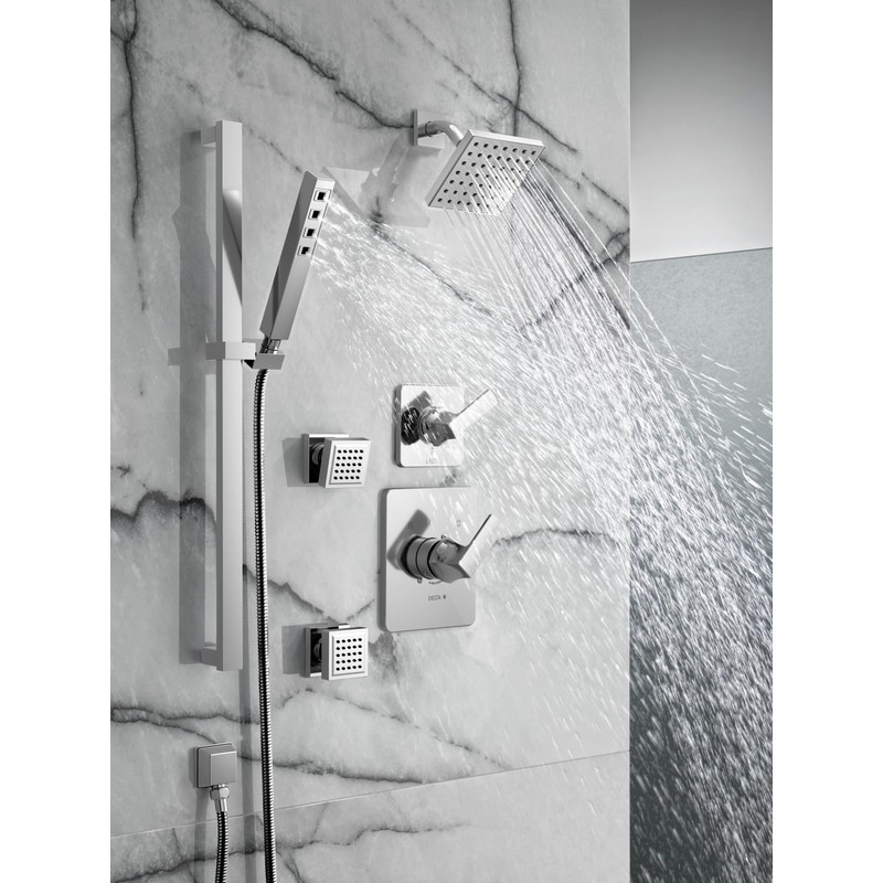 Delta Faucet Velum Chrome 6-Setting Diverter Trim Kit, Diverter Valve