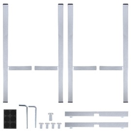 YiePhiot Water Filter Dispenser Counter Stand Beverage Drink Dispensers Stand Fits Countertop Gravity Water Dispensers (Adjustable Width 9.84'' Up to14.17'',Silver)