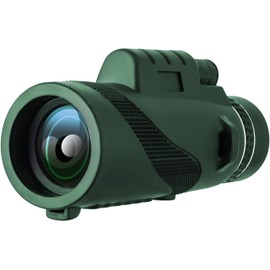 Monocular-Telescope 80x100 High Powered Monoculars High Definition for Adults High Powered with Smartphone Adapter Telescope Hunting Wildlife Bird Watching Travel Camping Hiking-Green