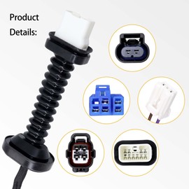 HiSport Rear Door Wiring Harness Connector Assembly Compatible with Dodge Ram 1500 2500 3500 4500 5500 2004-2010 Replacement for 6051931AA 56051694AA 645-506